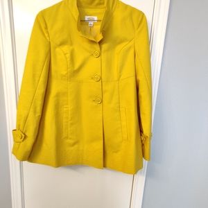TALBOT'S Yellow Jacket/ Coat